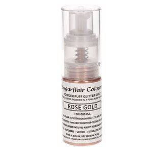 sugar flair Sugarflair Pomp Spray Glitterpoeder Rose Goud
