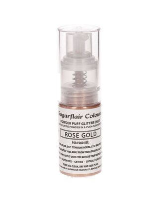 sugar flair Sugarflair Pomp Spray Glitterpoeder Rose Goud