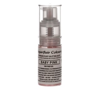 sugar flair Sugarflair Pomp Spray Glitterpoeder Babyroze