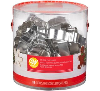 wilton Wilton Metal Cutter Set Holiday Set/18