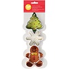 Wilton Kerstman Koekjesuitsteker Set/3