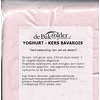 Yoghurt kers bavarois ( de Bakzolder )