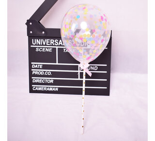 taarttopper confetti ballon multi
