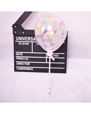 taarttopper confetti ballon multi