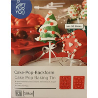Cake pop bakvorm  Kerstboom, Ster, Bal & Hart