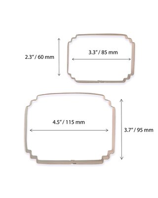 PME PME Cookie en Cake Uitsteker Style 7 Set/2