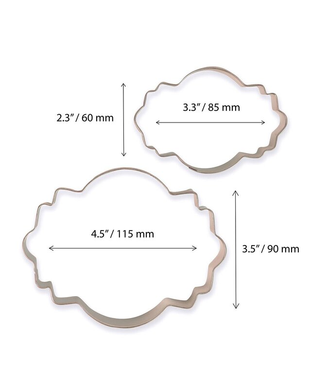 PME PME Cookie en Cake Uitsteker Style 4 Set/2