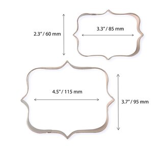 PME PME Cookie en Cake Uitsteker Style 1 Set/2