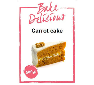 bake delicious Carrot cake 500gr ( Bake Delicious )