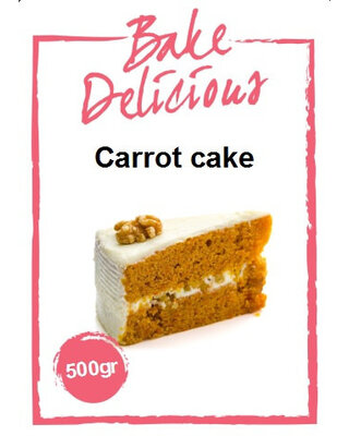 bake delicious Carrot cake 500gr ( Bake Delicious )