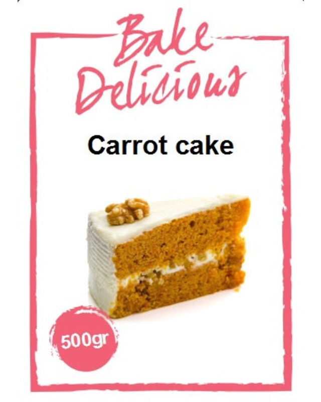 bake delicious Carrot cake 500gr ( Bake Delicious )