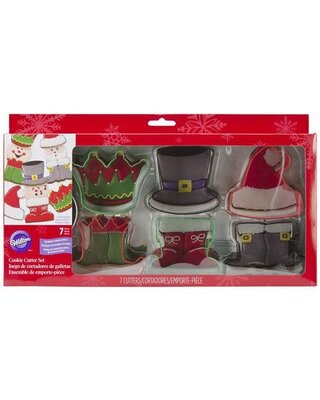 wilton Wilton Koekjesuitstekers Kerstfiguren Set/7