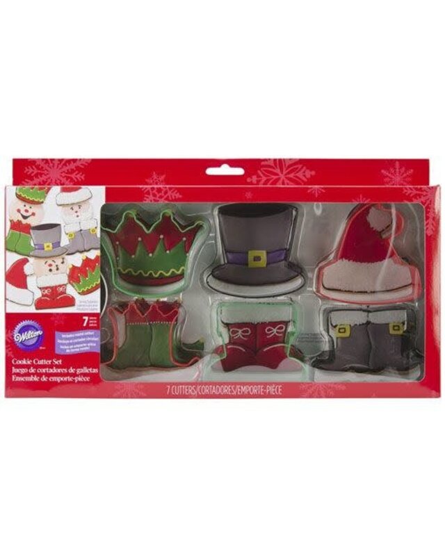 wilton Wilton Koekjesuitstekers Kerstfiguren Set/7