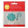 Wilton Cupcaketoppers Sneeuwvlok & Zuurstok pk/12