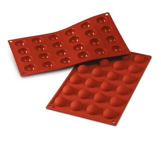 silikomart Silikomart Siliconen Vorm Halve Bollen Ø3cm