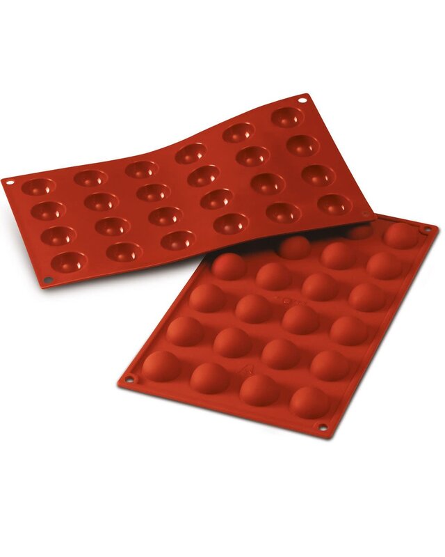 silikomart Silikomart Siliconen Vorm Halve Bollen Ø3cm