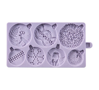 Karen Davies Karen Davies Siliconen Mal - Kerstballen