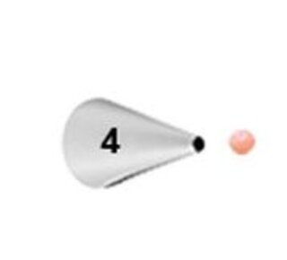 wilton Wilton Decorating Tip #004 Round Carded