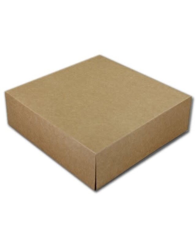 21x21x8cm Taartdoos kraft G1