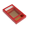Chocoladeletter doos Rood CLD