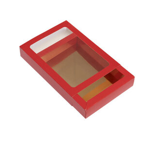 Chocoladeletter doos Rood CLD