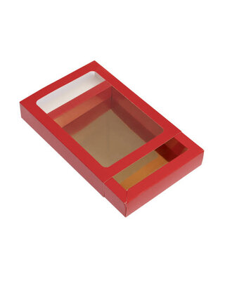 Chocoladeletter doos Rood CLD