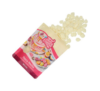 Funcakes Deco Melts -wit- 250g