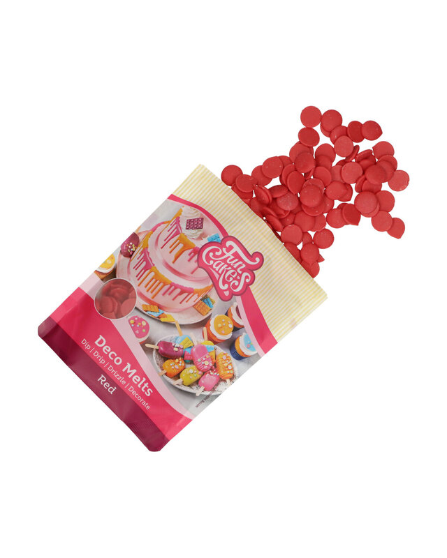 Funcakes FunCakes Deco Melts -rood- 250g