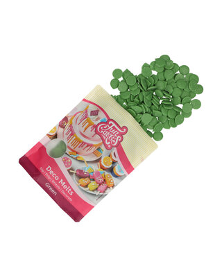 Funcakes Deco Melts -Groen- 250g