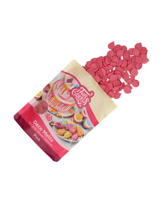 Funcakes Deco Melts -roze- 250g