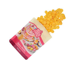 Funcakes Deco Melts -geel- 250g