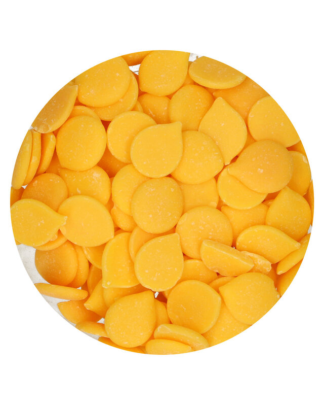 Funcakes FunCakes Deco Melts -yellow geel - 250g