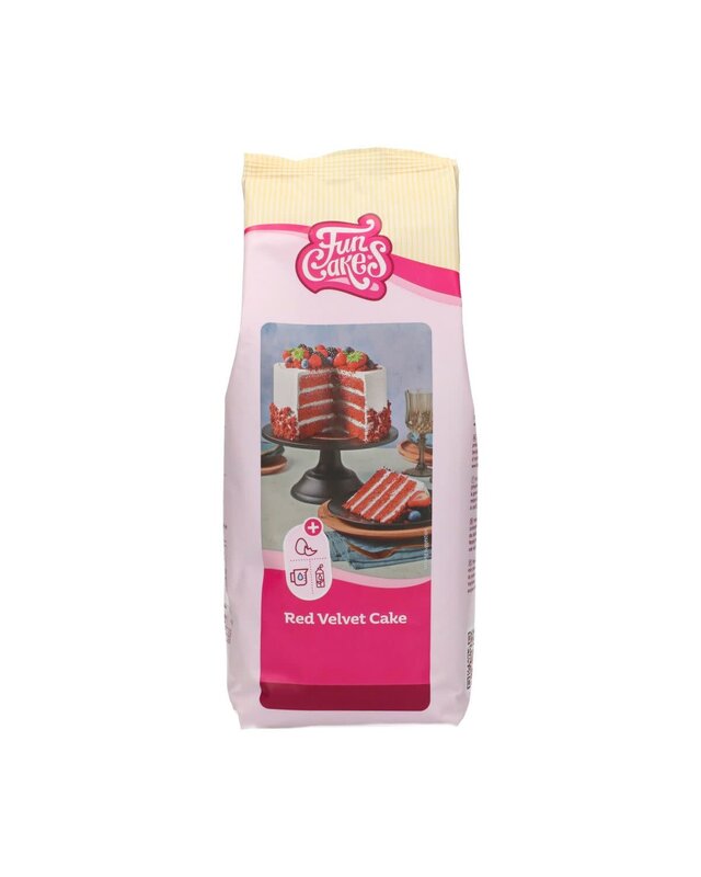 Funcakes FunCakes Mix voor Red Velvet Cake 1kg