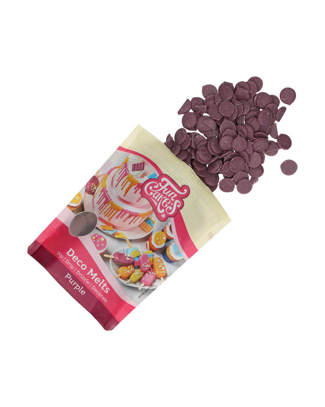 Funcakes FunCakes Deco Melts -paars- 250g