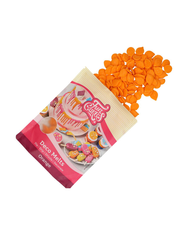 Funcakes FunCakes Deco Melts -Orange- 250g