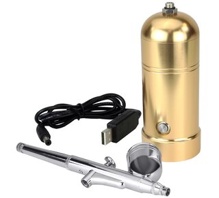 PME PME Oplaadbare Airbrush Kit Goud