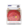 PME Folie Cupcakevormpjes Roze & Gouden Vlekjes pk/30