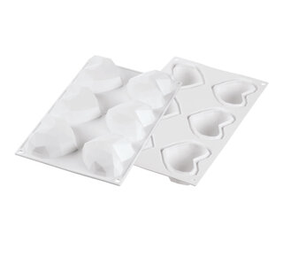 silikomart Silikomart Mal Amorini Origami Geometrisch Hart Mini
