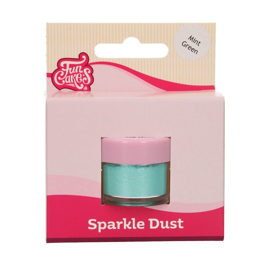 FunCakes Sparkle Dust - Mint Green-2