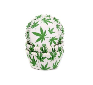 House of Marie House of Marie Baking Cups Marijuana pk/50