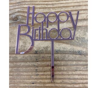 Happy birthday topper future rose