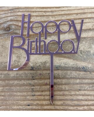 Happy birthday topper future rose