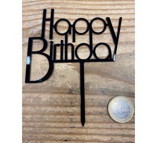 Happy birthday topper future black