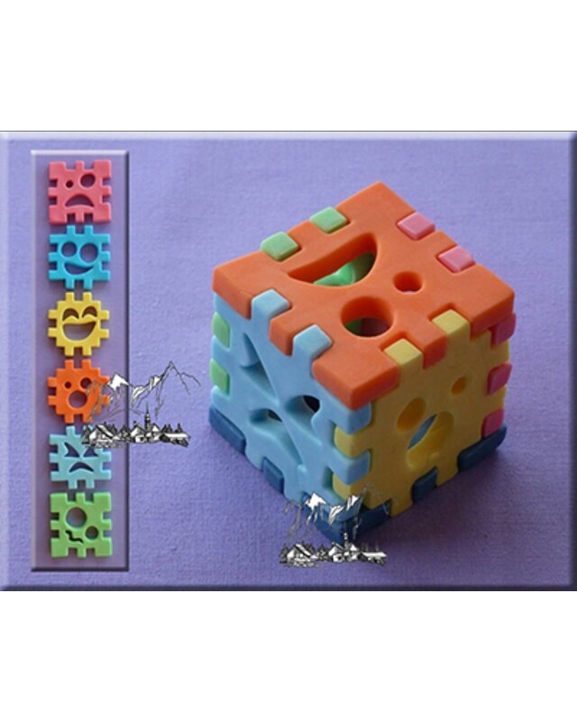 Alphabeth moulds Alphabeth Moulds 3D cube set AM0137
