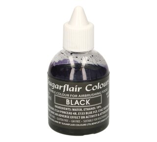 sugar flair Sugarflair Airbrush Colouring -Black- 60ml