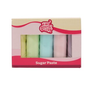 Funcakes FunCakes Fondant Multipack Pastel Colours 5x100g