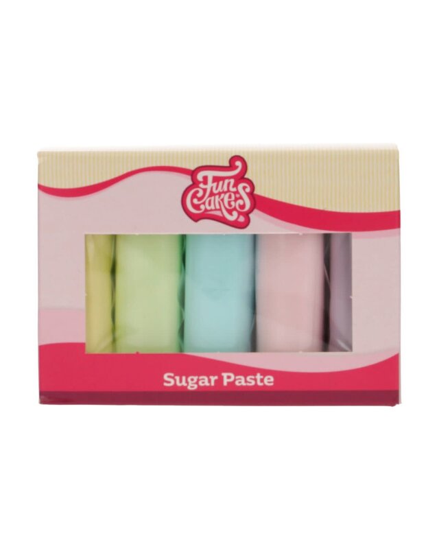 Funcakes FunCakes Fondant Multipack Pastel Colours 5x100g
