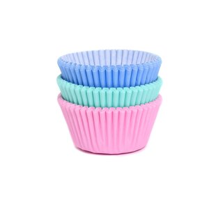 House of Marie House of Marie Baking Cups Assorti Pastel pk/75