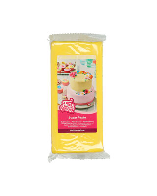 Funcakes Fondant -Mellow Yellow geel- -1kg-