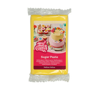 Funcakes Funcakes fondant mellow yellow geel 250gr